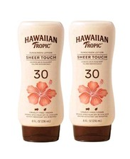 Hawaiian Tropic Sheer Touch Ultra Radiance Lotion Sunscreen SPF 30, 8oz 2-Pack 2.44 per gallon