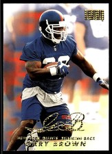 Gary Brown 1998 SkyBox Premium #97 Giants NFL READ FREE SHIPPING AutographDen