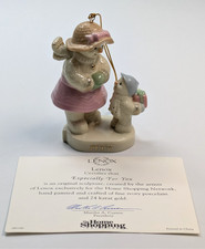 Lenox "Especially for You" Snowman Mother & Child 3.75" Ornament 2001 w/box