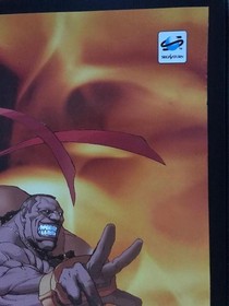 CAPCOM STREET Fighter Collection Saturn Poster Game Art Used [Age 13+]