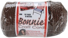 Pepperell Bonnie Macrame Craft Cord 6mmX100yd-Brown
