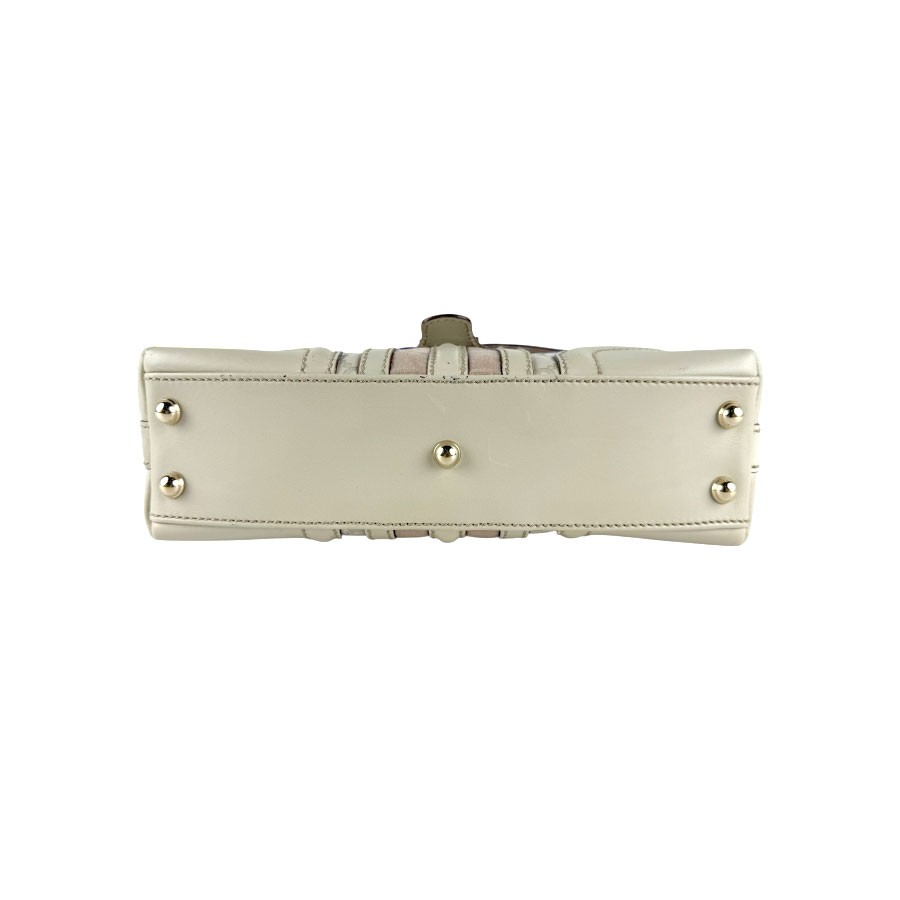 Auth GUCCI Guccissima Shoulder Bag Off White/Pink Beige Leather - z8536 thumbnail 4