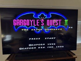 Gargoyle's Quest II: The Demon Darkness Nintendo NES w/ Manual & Dust Cover