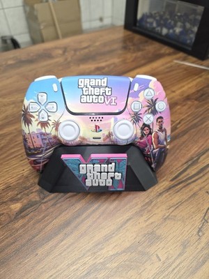 PS5 DualSense Controller GTA Design   Custom Gehäuse   TMR Sticks. 