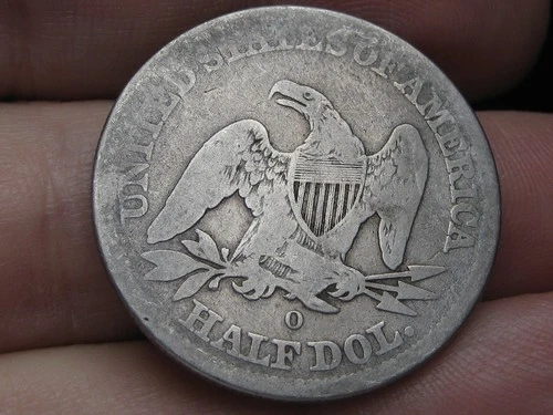 1842 O Seated Liberty Half Dollar- New Orleans, Medium Date, Good Details