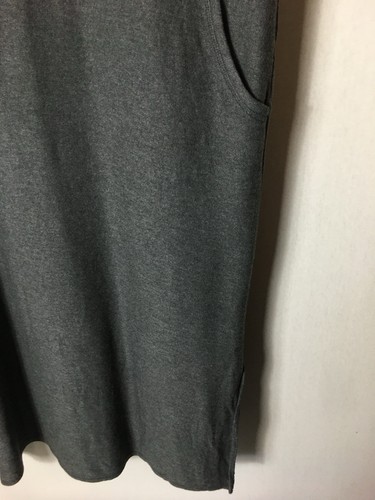 M&S Dress Grey Sleeveless Flexifit The Lounge Edit Stretch Dress Pocket UK 24 - Picture 5 of 24