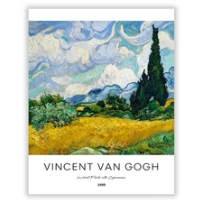 Van Gogh Giclée Art Print | Famous Landscape Wall Decor | Unframed Nature Poster