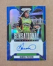 2025 Panini Prizm Racing NASCAR Danica Patrick Blue Prizm Auto /49 Card #SS-DPT