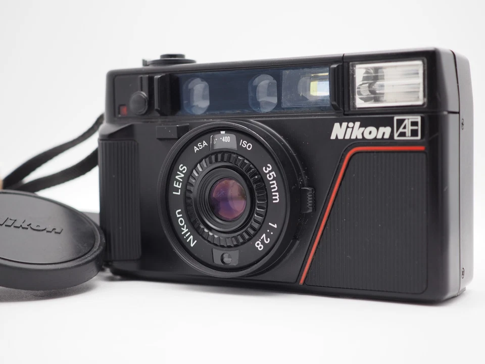 [N COMO NUEVA] NIKON L35 AF 35mm "Pikaichi" Cámara fotográfica apuntar y disparar desde JAPÓN #J69 Foto 2 de 4