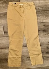Land's End Women's Pants, Khaki, Size 6 Tan Beige
