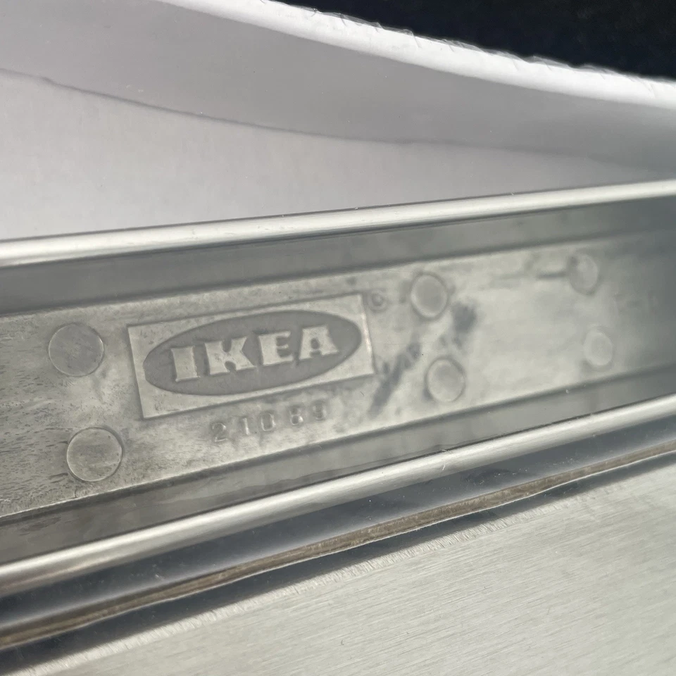 "Soportes de estante IKEA Ekby Bjarnum 21089 metal cepillado 7,5"" 101,361,35 NUEVO Foto 4 de 4