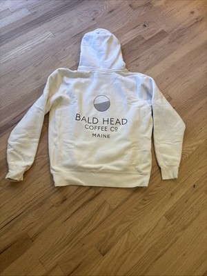 Bald Head Coffee company -Maine Size Medium  Cream  Hoodie  Heavyweight