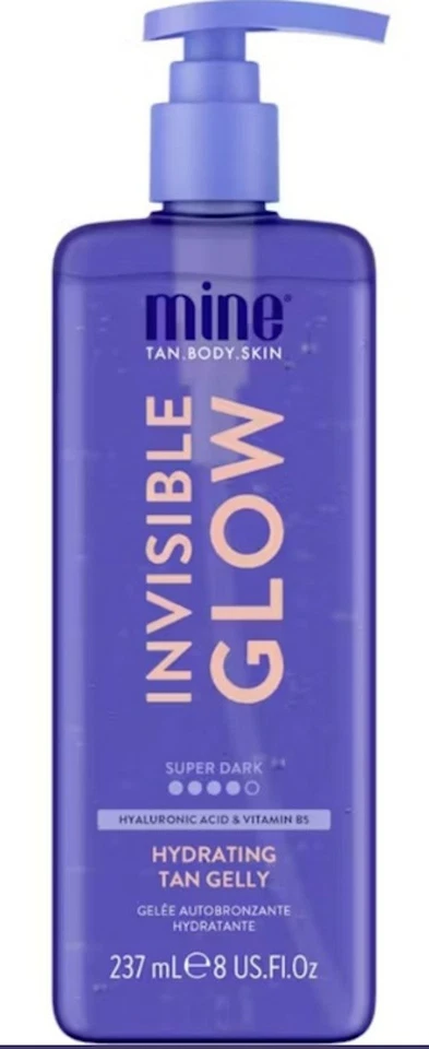 MINE TAN Invisible Glow by MineTan SUPER DARK Tan Hydrating Tan Gelly Self Tan Fake Tan