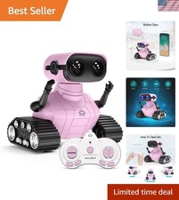 Remote Control Robot Toy for Kids Featuring Music and Voice Functionality - 4.9"