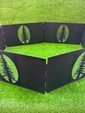 Heavy Duty Collapsible Portable Steel Campfire Ring Fire Pit w/ Storage Bag NEW!