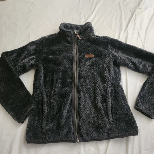 VETEMENTS Giacca donna Columbia Fireside full zip soft shell taglia large colore grigio