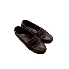 SAS Loafers Shoe Kiltie Fringe Tassel Burgundy Leather Slip On Comfort Women 7 M