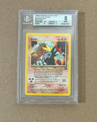 entei holographic promo card Pokemon TCG Entei 34 Promo Reverse Holo *Quadruple WoTC Swirl* 4 Full Swirls