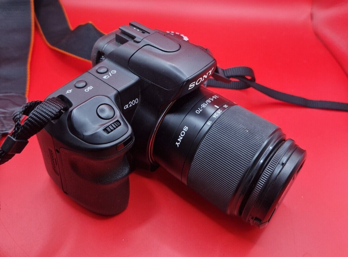 Sony Alpha A200 10.2MP Digital SLR Camera - Black
