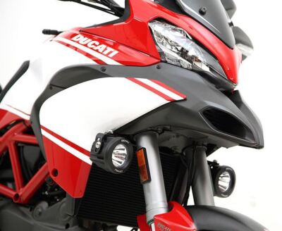 Denali Lichthalterung schwarz Ducati Multistrada 1200 2010 - 2014