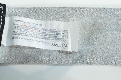 Schiek In pelle 3 7/8"" Cintura di sollevamento pesi grigio medio - Foto 5 di 19
