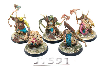 Warhammer Chaos Daemons Nurgle Blightlords Well Painted - JYS91