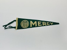 Vintage Early Mercy High School Milwaukee Wisconsin Souvenir Pennant