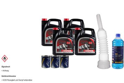 16L CHEMPIOIL Motoröl CH SAE 40 SAE 40 API CH-4/SJ  inkl Additiv Auslaufschlauch
