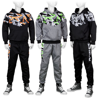 Räumungsverkauf Jogginganzug Freizeit Sportanzug Kinder Set: Hoodie + Hose #A131