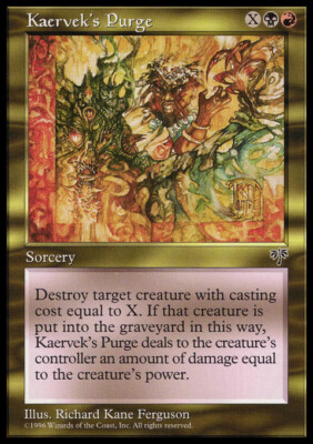 MTG Magic the Gathering Kaervek's Purge (270/351) Mirage LP