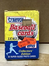 1988 Topps Revco League Leaders Complete 33 Card Set with Nolan Ryan Box 147
