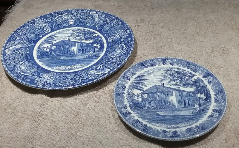 Old English Staffordshire Ware- Oldest House St Augustine Florida - Dinner/Salad