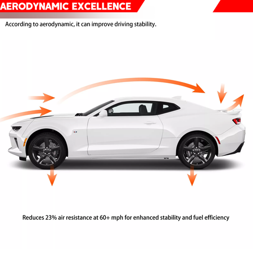 Trunk Spoiler Wing Gloss Black For Chevy Camaro ZL1 1LE Style LT RS SS 2016-2024 - Picture 7 of 17