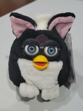 Furby Buddies Black  White Tiger Plush - Very Good -