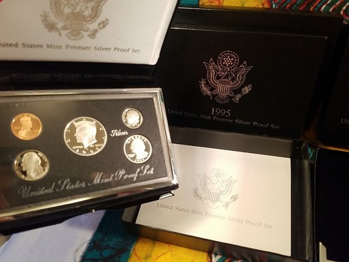 Complete 1992-1998 U.S. Mint Premier Silver Proof Sets Excellent Condition Coins - Picture 6 of 14