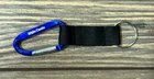 White Castle Carabiner Hook Blue Advertisement