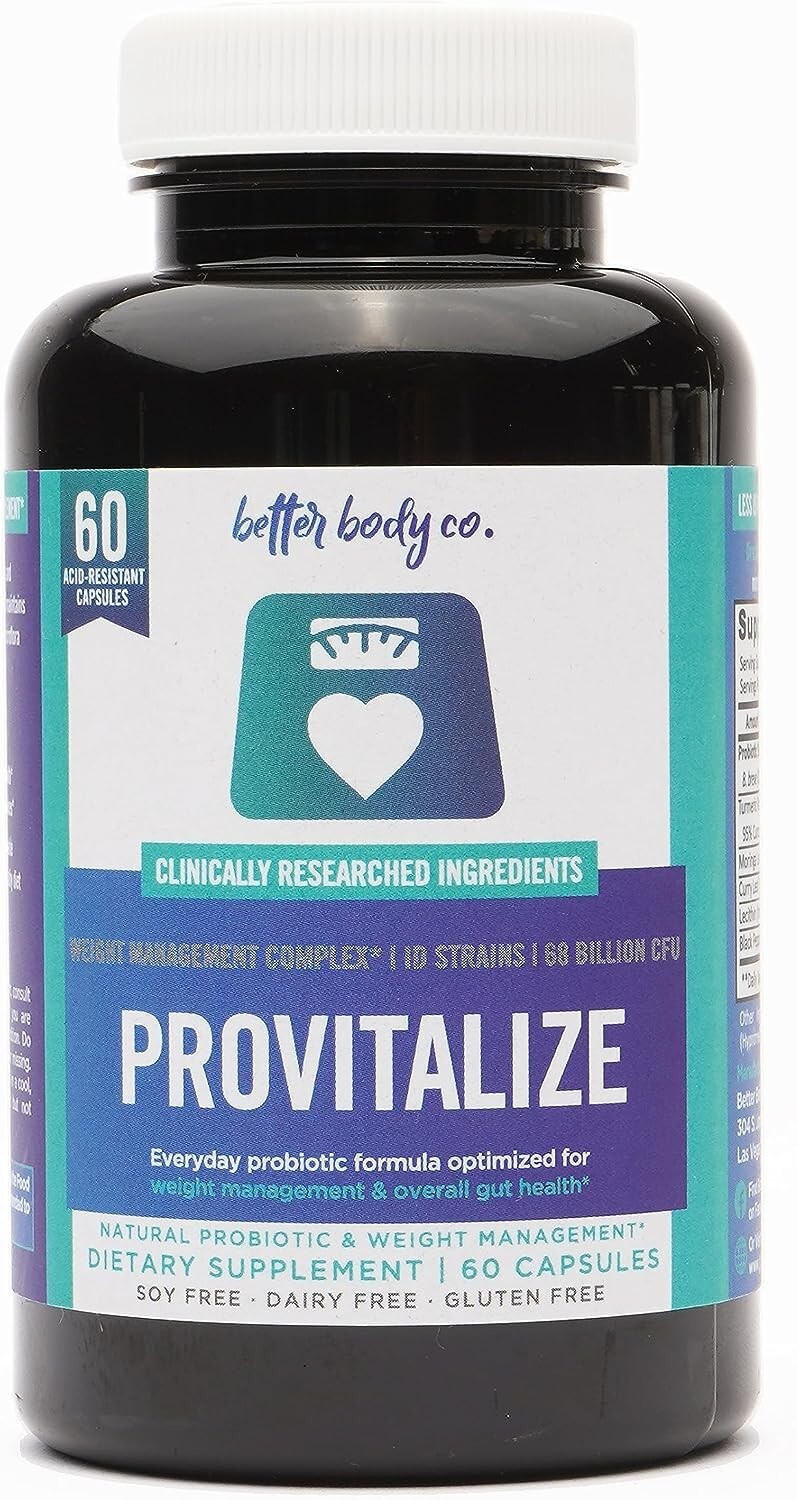 Provitalize Naturals Weight Management Probiotics Menopause Supplement