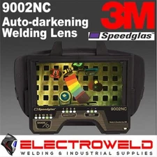 3M Speedglas 9002NC Welding Helmet Auto Darkening Filter Lens - 400085
