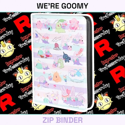 POKEMON CENTER 151 🔥 WE'RE GOOMY ZIP BINDER SEALED ALBUM CARD
