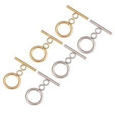 20 Sets Necklace Toggle Clasps Closure Buckle for Jewelry Making DIY Craft