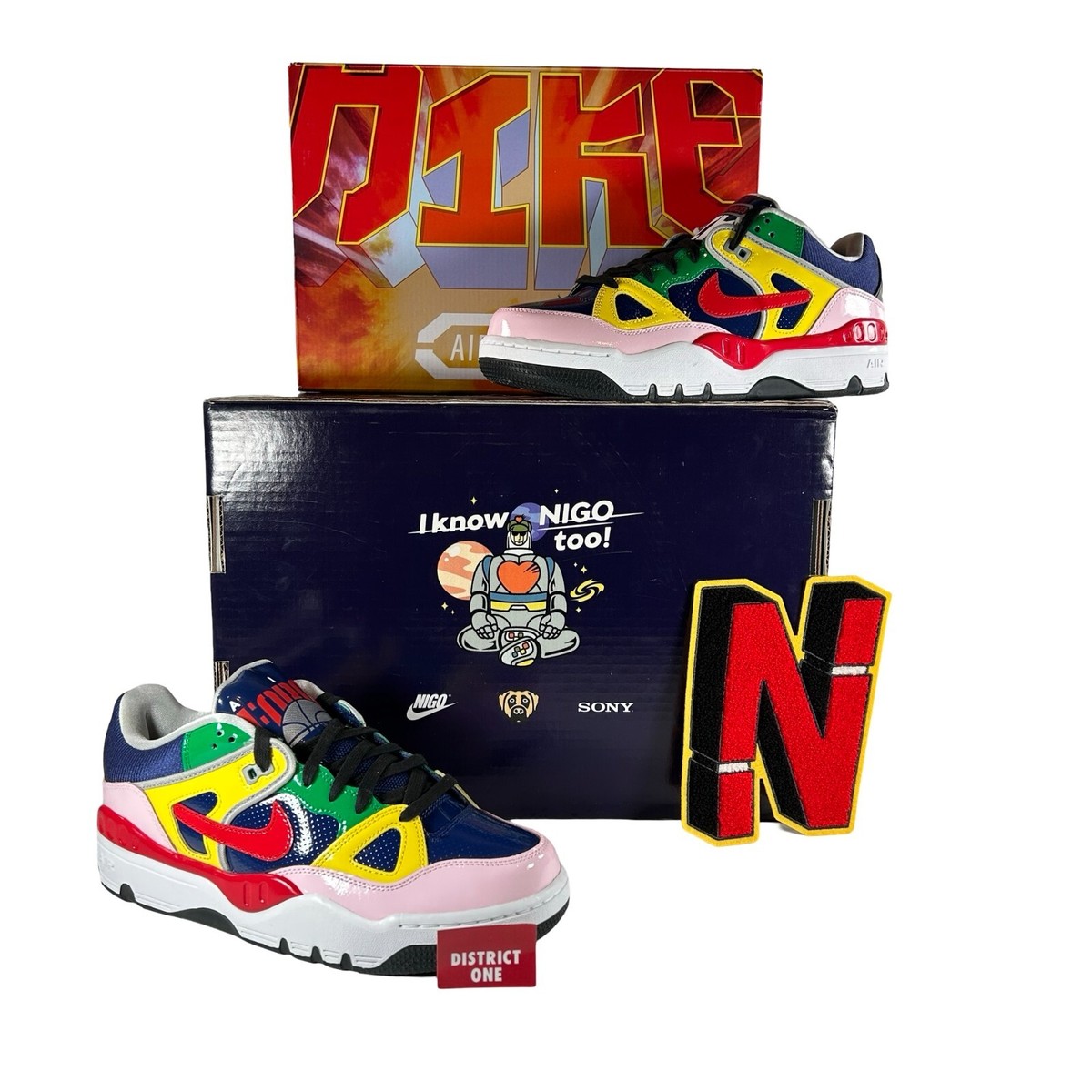 Nigo x Nike Air Force 3 Low Blue Void Friends & Family - Size 9.5