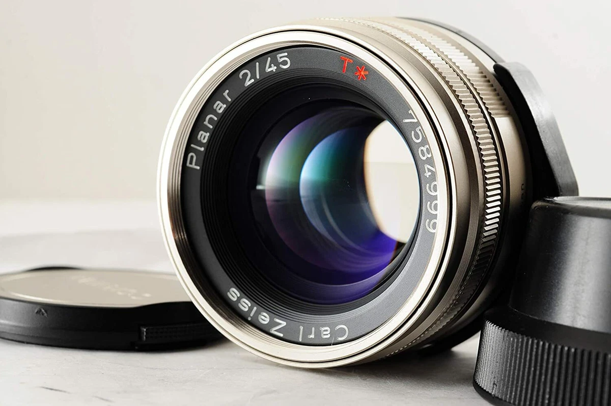CONTAX G Planar 45mm F2 T* (Carl Zeiss) Lens Mount For G with Caps