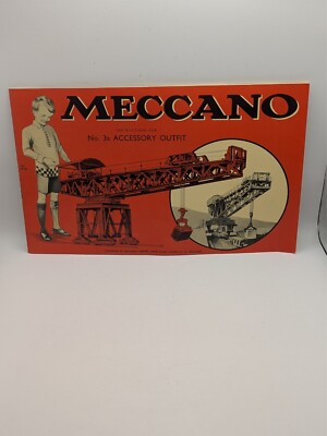 MECCANO - MANUEL INSTRUCTIONS BOITE 3A - 1957
