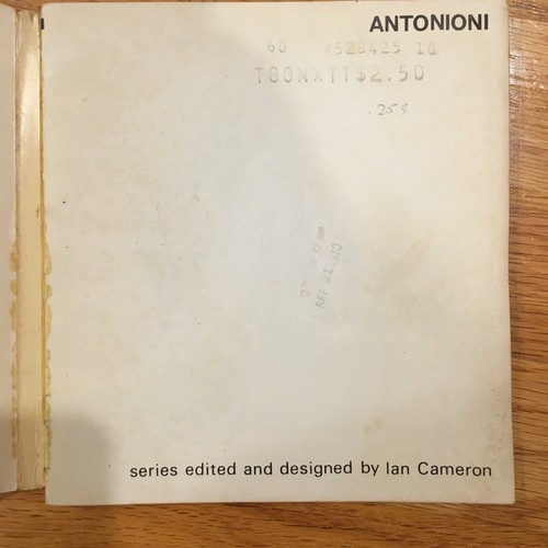 1968 Antonioni Praeger Film Library Ian Cameron Robin Wood MGM Film Book Rare - Picture 2 of 6