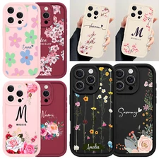 Girls Flowers Soft Cover Customized Phone Case For iPhone 16 Pro Max 13 14 12 15