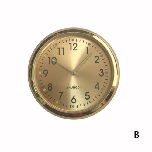 Pocket Small Mini Luminous Quartz Analog Watch Stick-On For Car Clock Boat Z9I7 - Picture 14 of 16