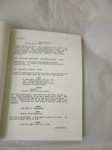 L.A. Confidential Movie Script Brian Helgeland 130 Pages James Ellroy - Picture 3 of 3