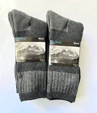 4 Pair of Wool Blend Thermal Boot Socks Mens Assorted New