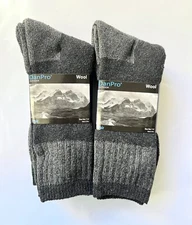 4 Pair of Wool Blend  Thermal Boot Socks Mens Assorted New