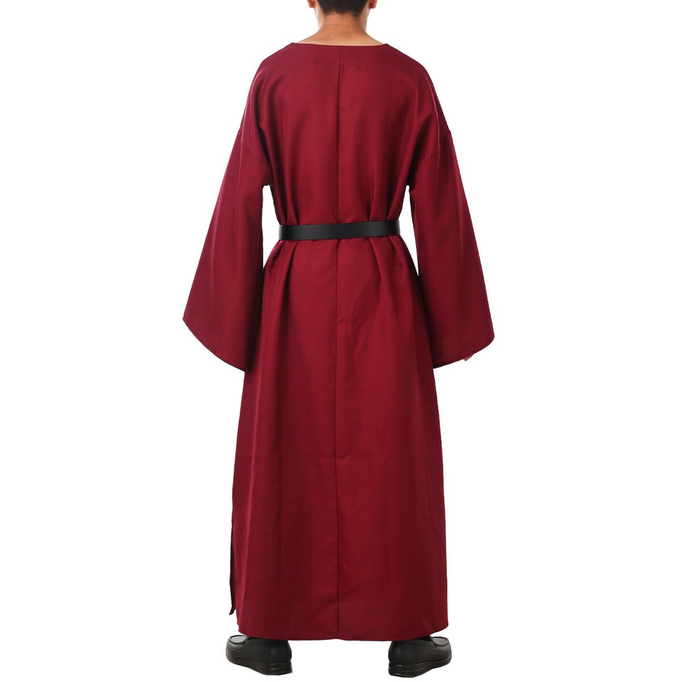 Medieval Men Ritual Robe With Belt Halloween Wicca Pagan Ritual Cosplay ...